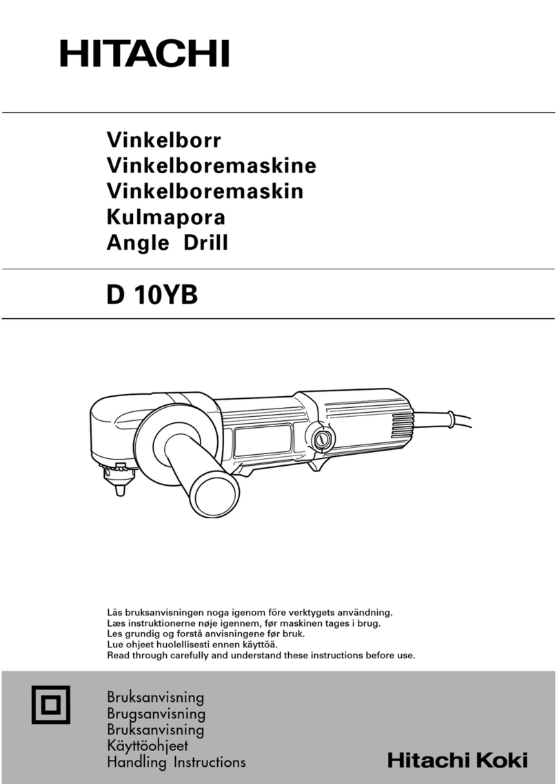 Hitachi D10YB Manuel utilisateur