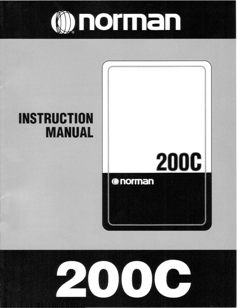 Norman 200C Manuel utilisateur Norman 200C Manuel utilisateur