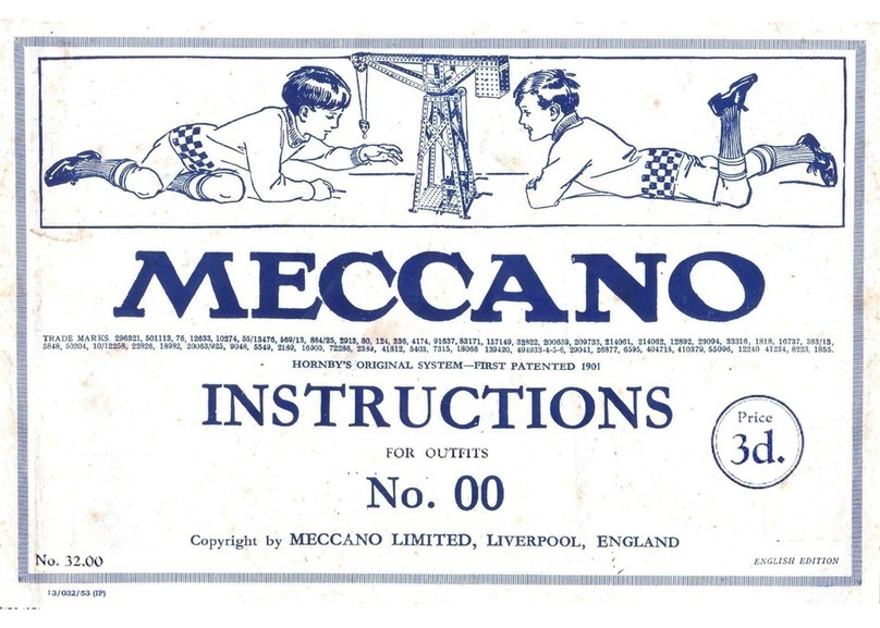 Meccano 0 Manuel utilisateur Meccano 0 Manuel utilisateur