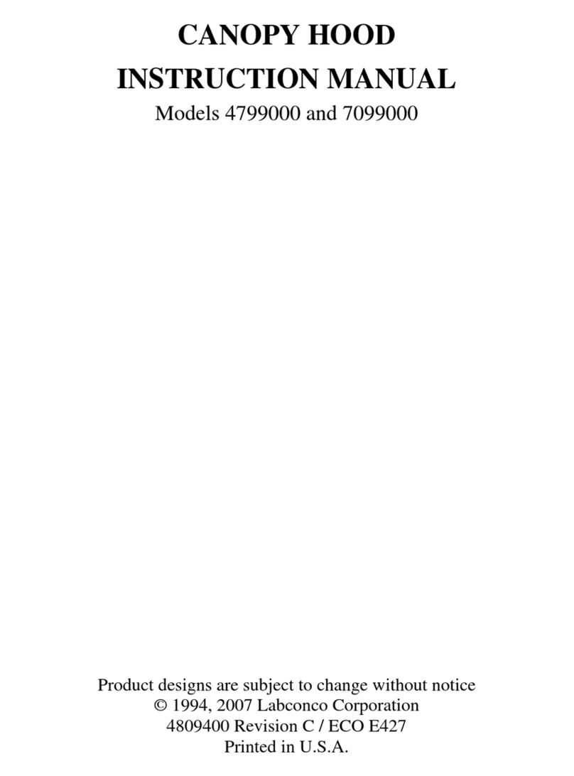 Labconco 4799000 Manuel utilisateur