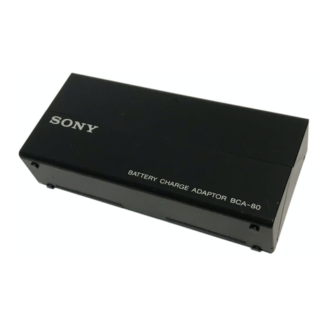 Sony BCA-80 Manuel utilisateur