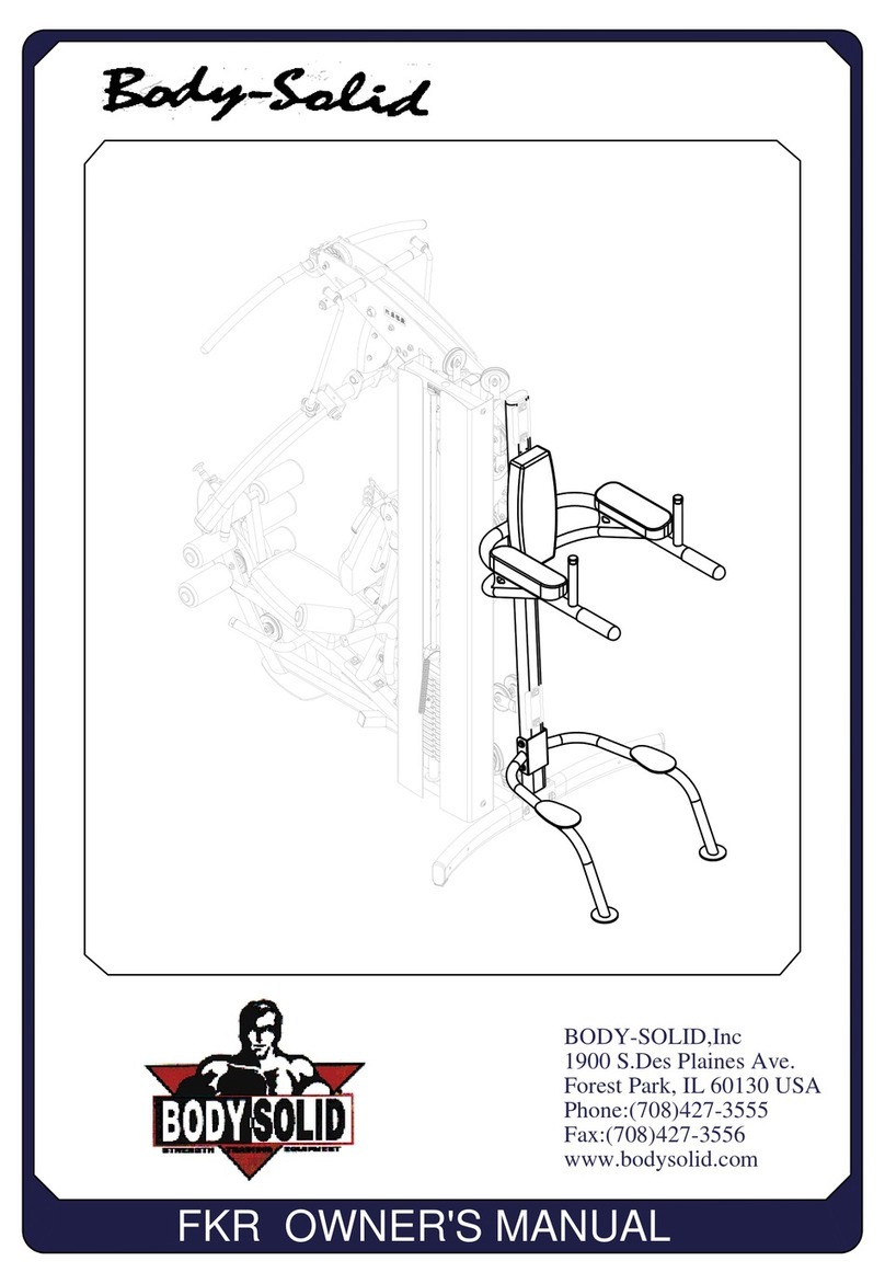 Body Solid FKR Manuel utilisateur