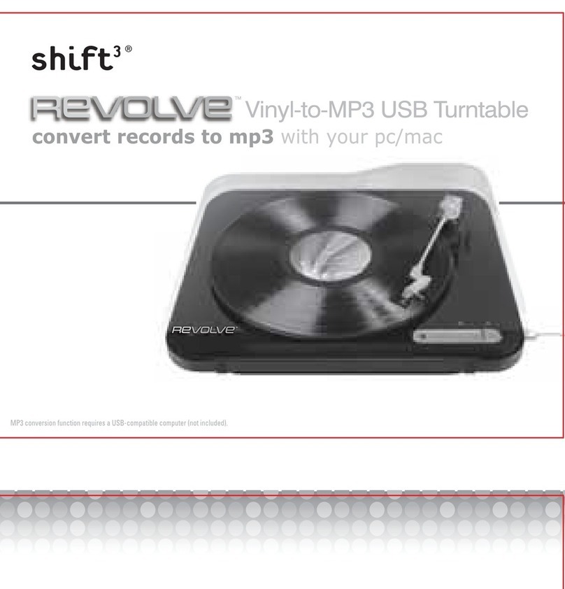 Shift3 Revolve Manuel utilisateur
