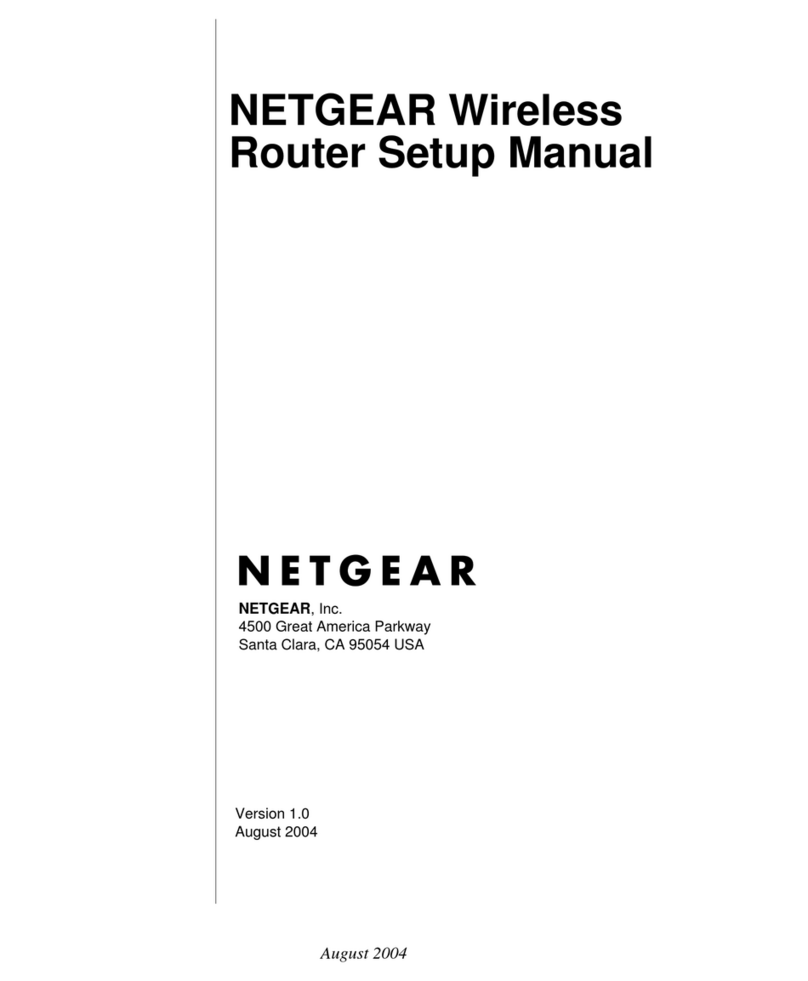 NETGEAR Wireless Router Guide de l'utilisateur NETGEAR Wireless Router Guide de l'utilisateur
