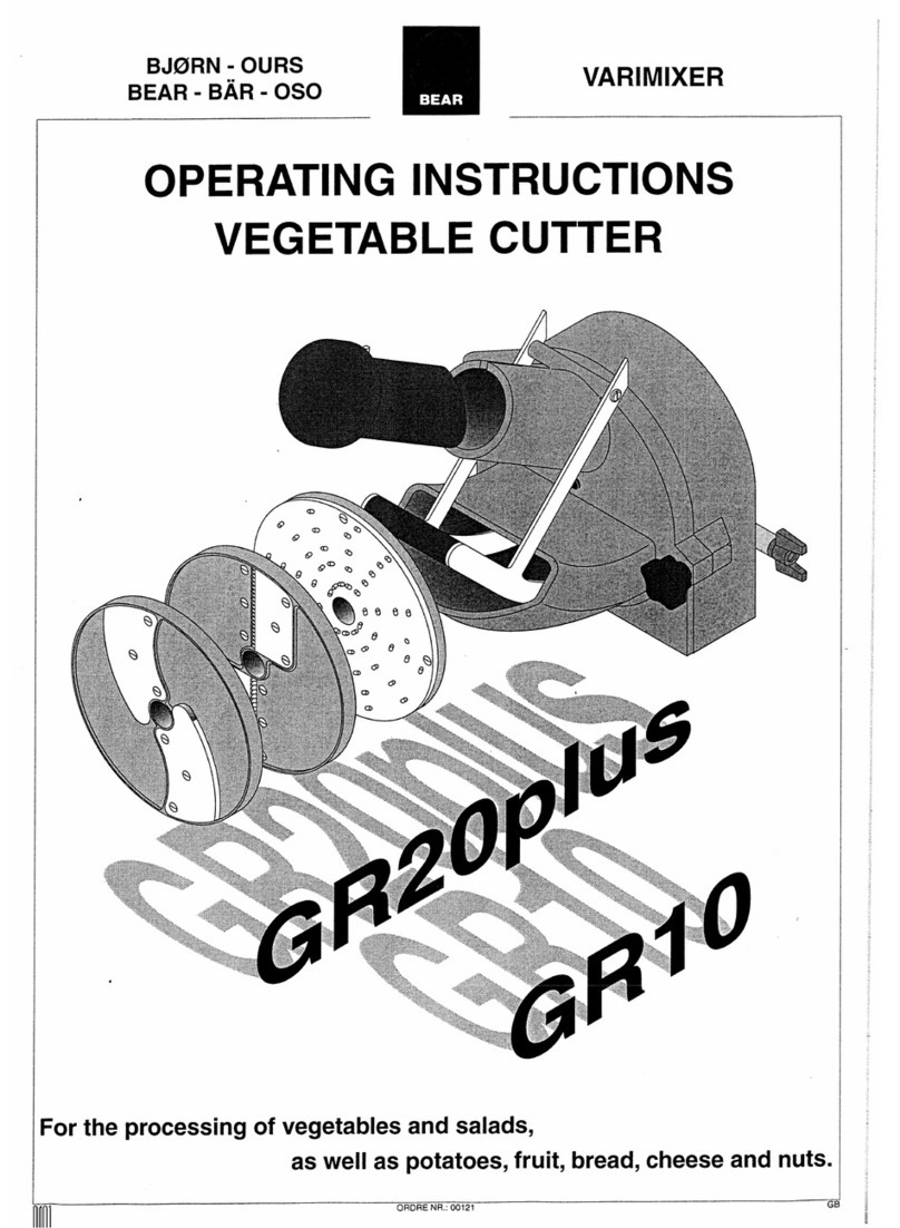 Varimixer GR20plus Manuel utilisateur