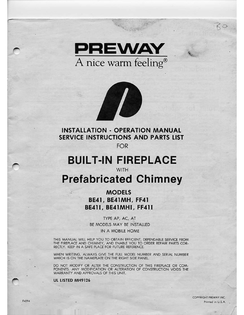 Preway BE41 Manuel utilisateur