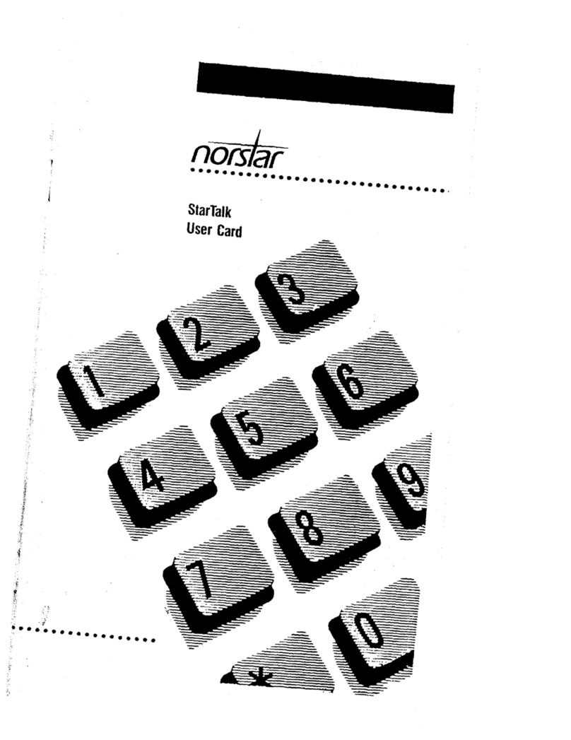 Norstar StarTalk Manuel de la liste des pièces