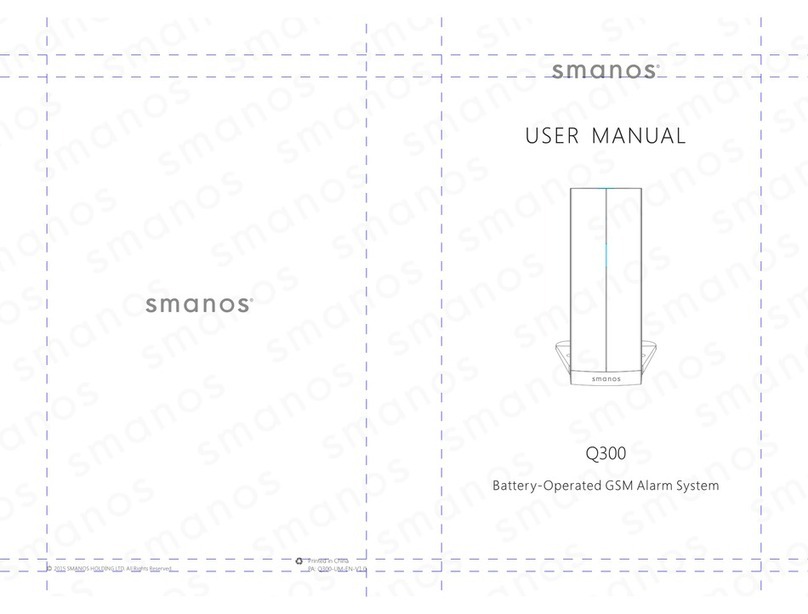 Smanos Q300 Manuel utilisateur