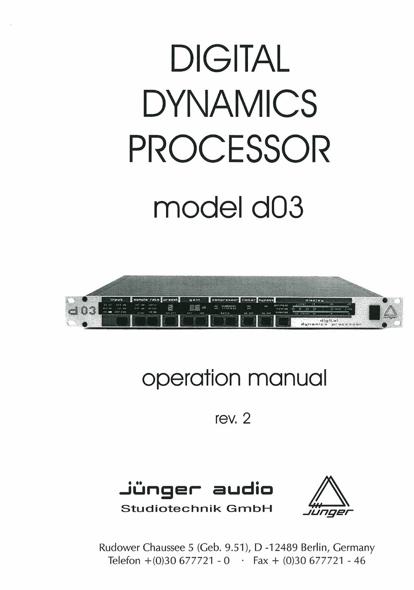 junger d03 Manuel utilisateur