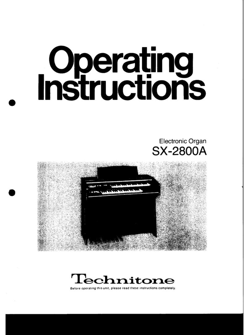 Technitone SX-2800A Manuel utilisateur