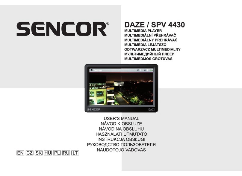 Sencor Daze Manuel utilisateur