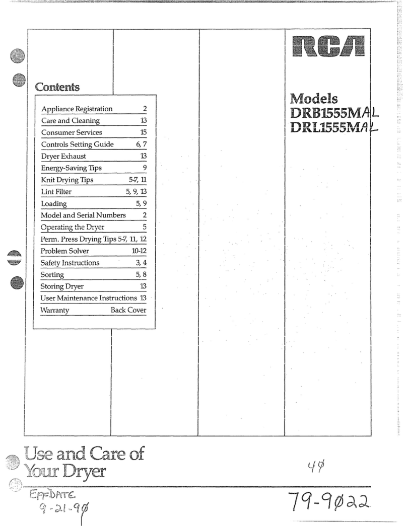 RCA DRB1555MAL Instructions d'installation