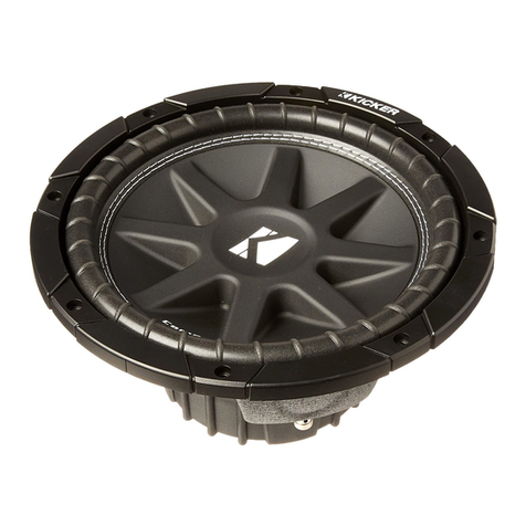 Kicker Comp C10 Manuel utilisateur