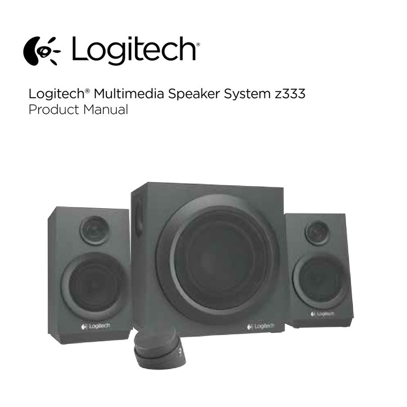 Logitech z333 Manuel utilisateur Logitech z333 Manuel utilisateur