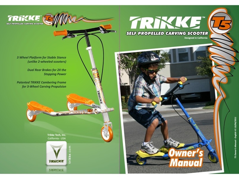 Trikke T5 JOGO Manuel utilisateur Trikke T5 JOGO Manuel utilisateur