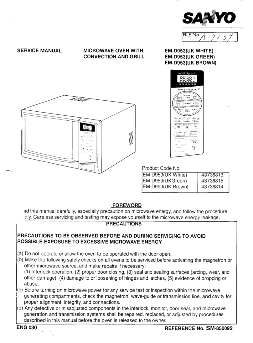 Sanyo EM-D953 Manuel utilisateur