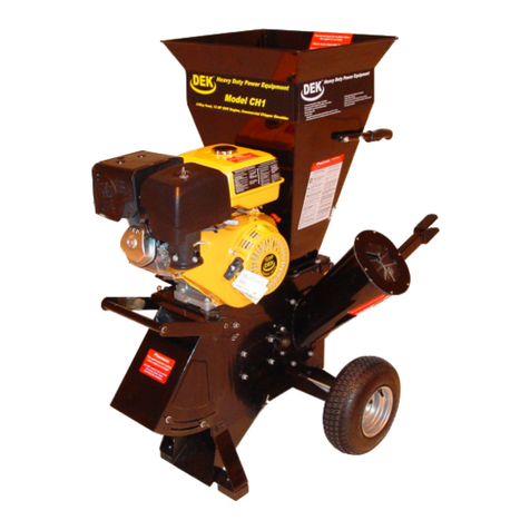 DEK CH1 Manuel utilisateur DEK CH1 Manuel utilisateur