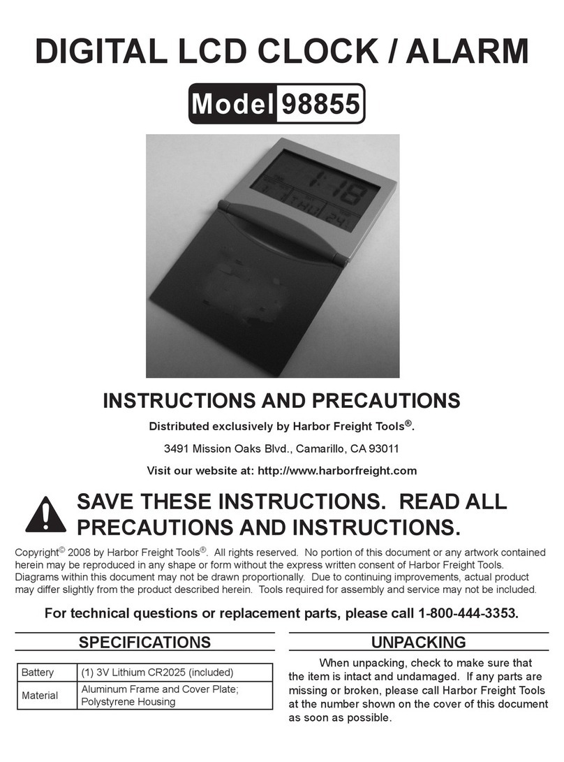 Harbor Freight Tools 98855 Manuel utilisateur