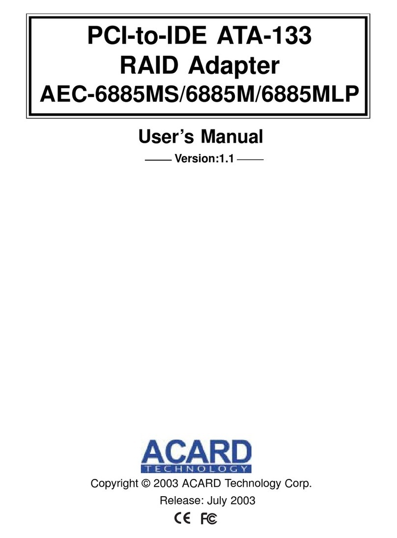 Acard AEC-6885MLP Manuel utilisateur