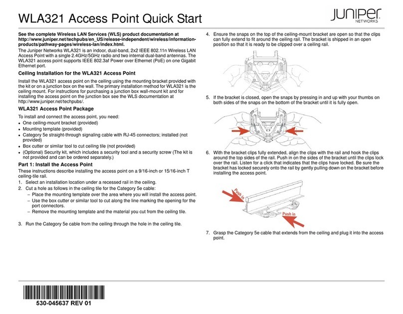 Juniper WLA321 Manuel utilisateur