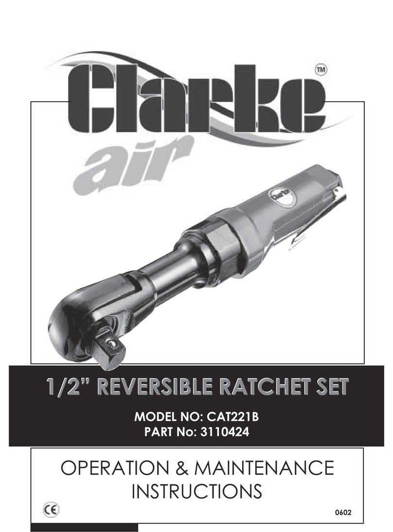 Clarke CAT221B Mode d’emploi Clarke CAT221B Mode d’emploi