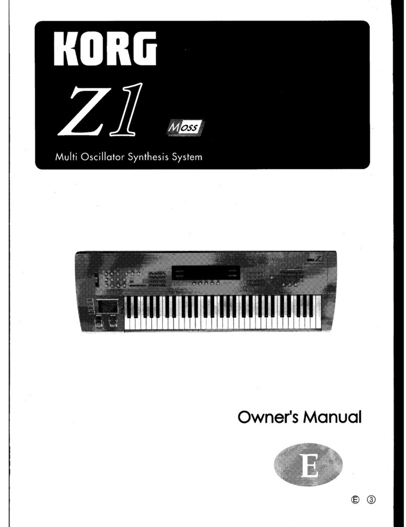 Korg Z1 Manuel utilisateur