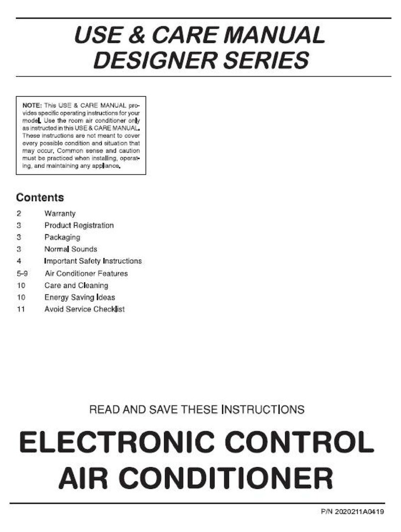 Frigidaire Designer Series Manuel utilisateur