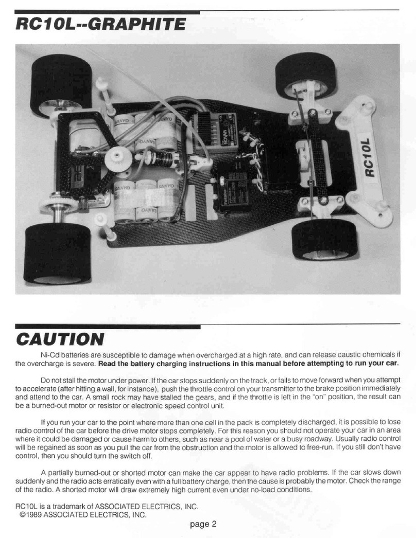 AE RC10L Graphite Manuel utilisateur