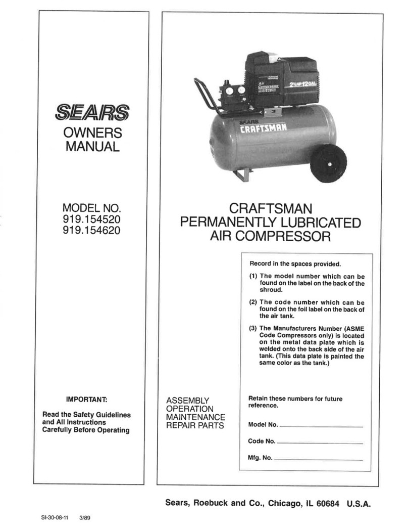 Sears Craftsman 919.154520 Manuel utilisateur Sears Craftsman 919.154520 Manuel utilisateur