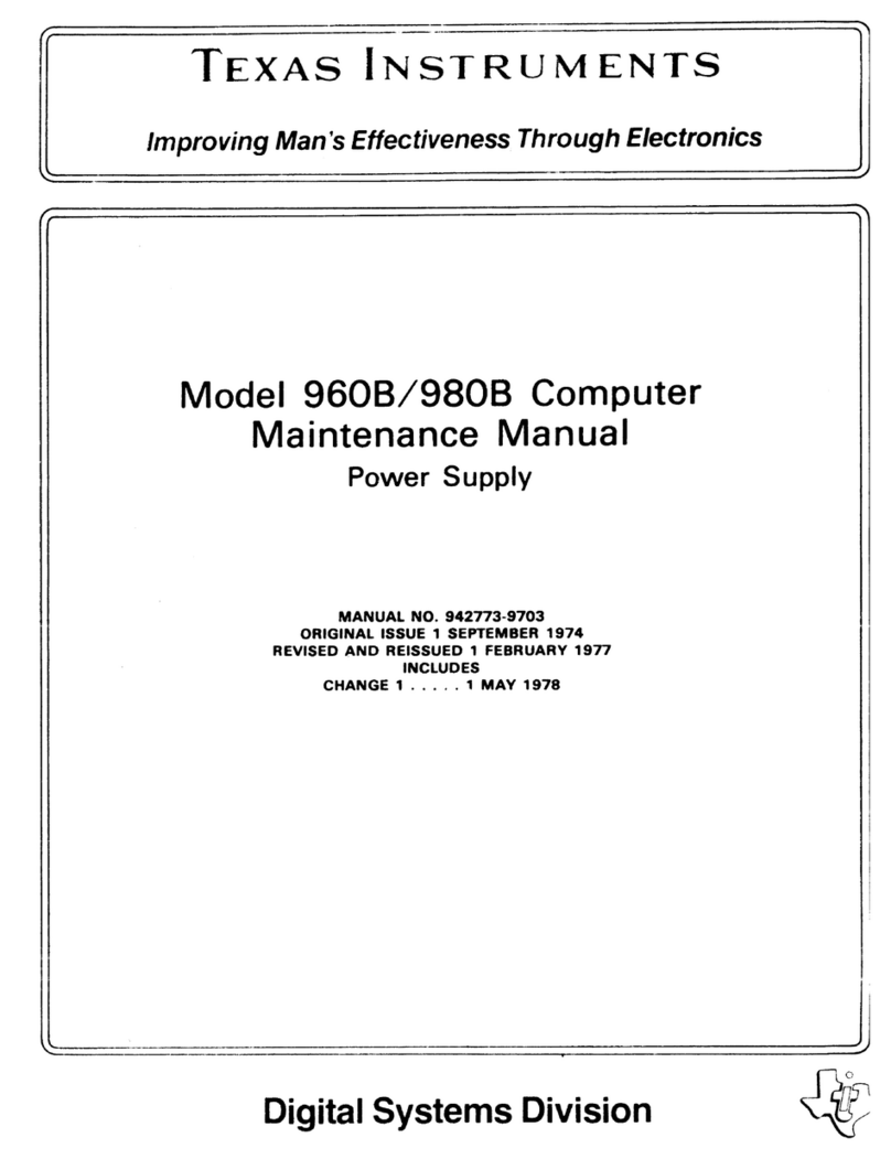 Texas Instruments 980B Manuel utilisateur