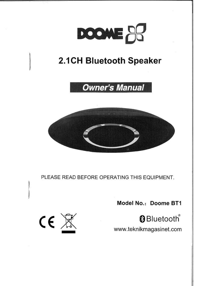 Doome BT1 Manuel utilisateur