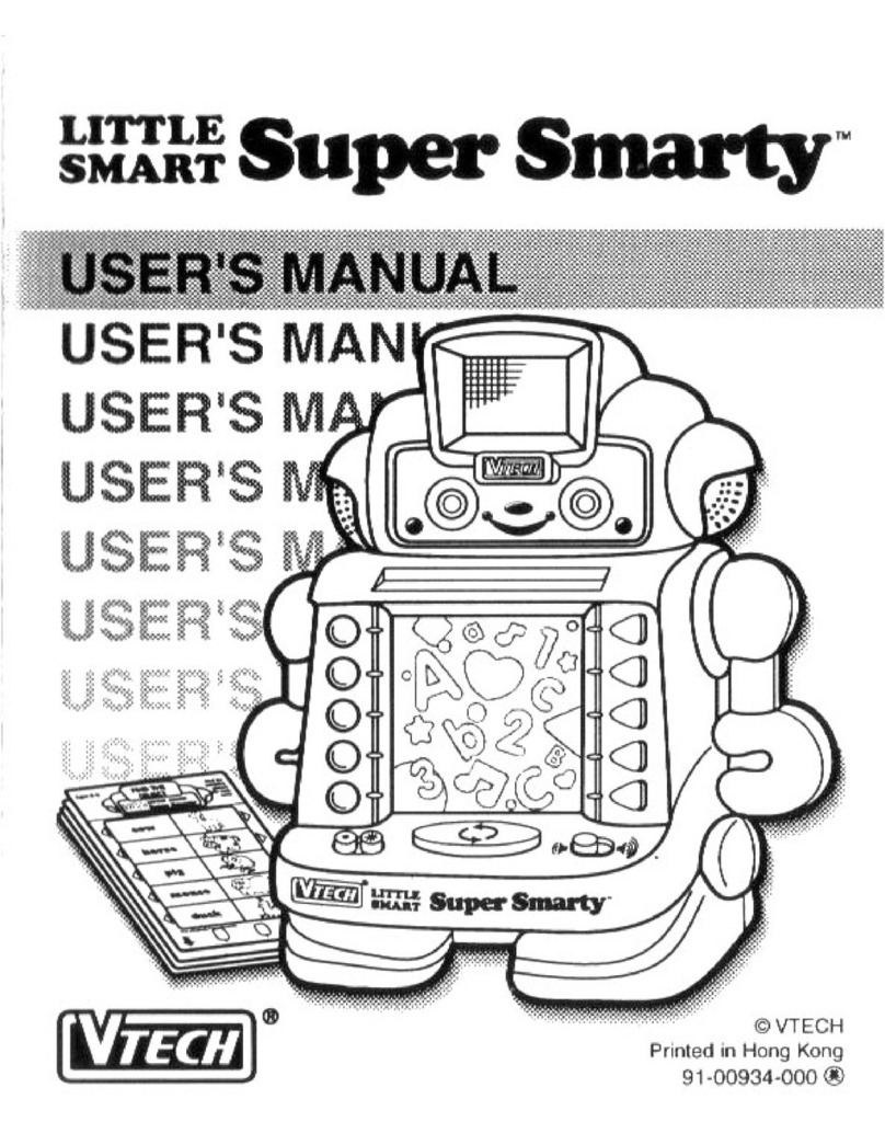 V-tech Little Smart Super Smarty Manuel utilisateur V-tech Little Smart Super Smarty Manuel utilisateur
