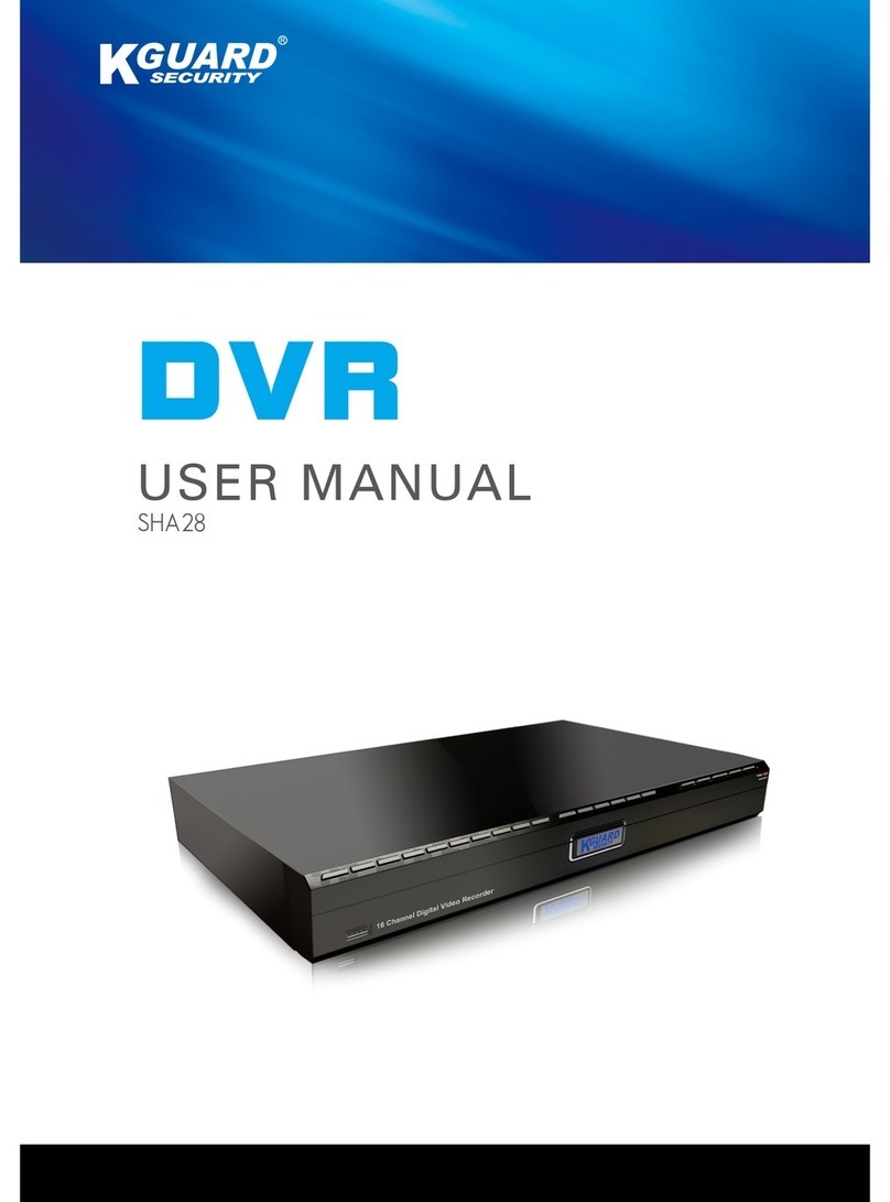 Kguard SHA28 Manuel utilisateur