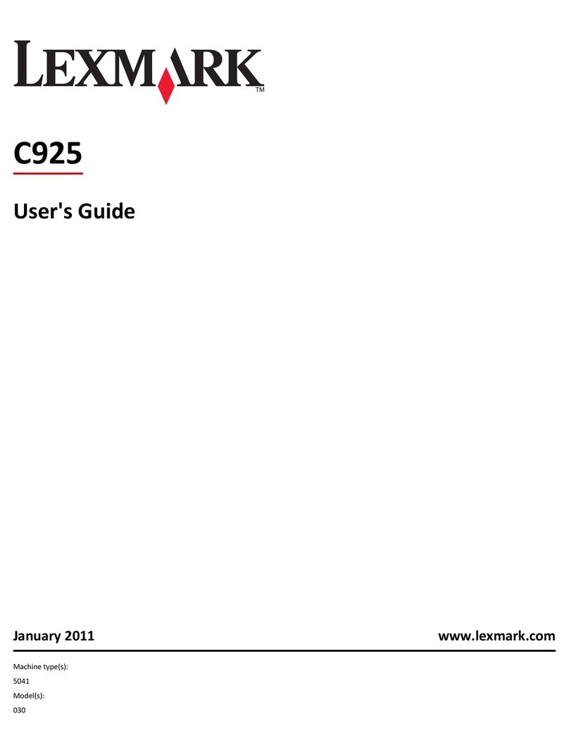 Lexmark C925 Manuel utilisateur