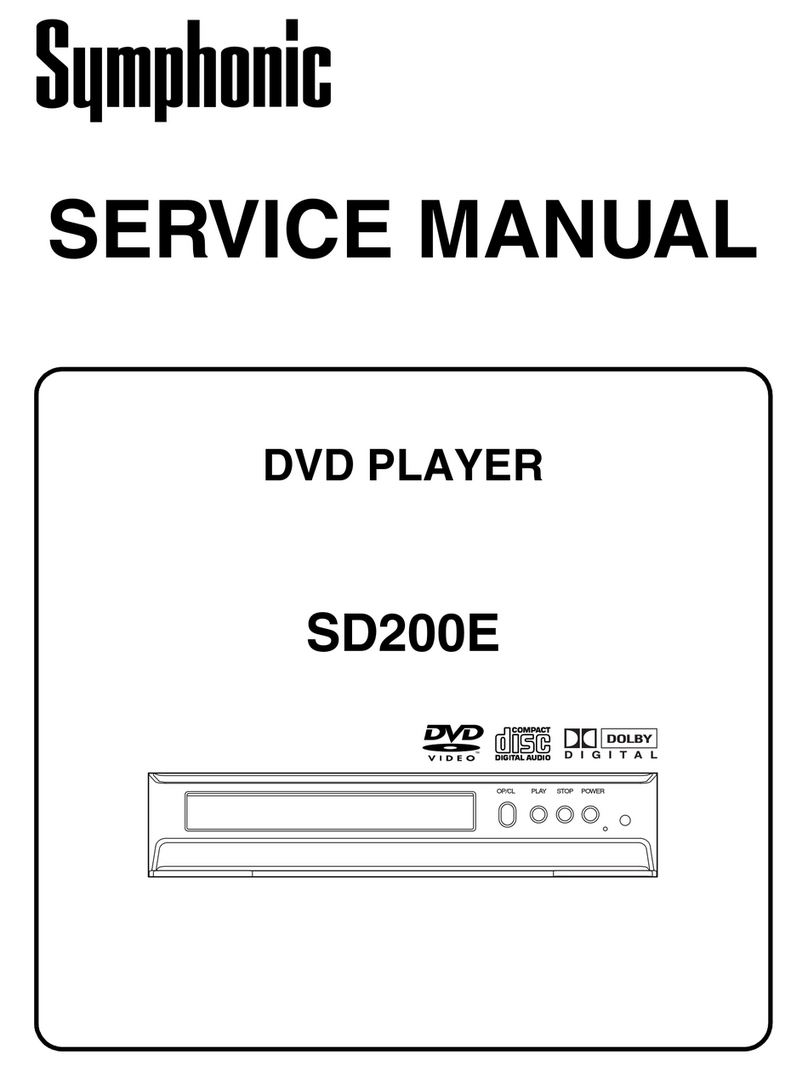 Symphonic SD200E Manuel utilisateur