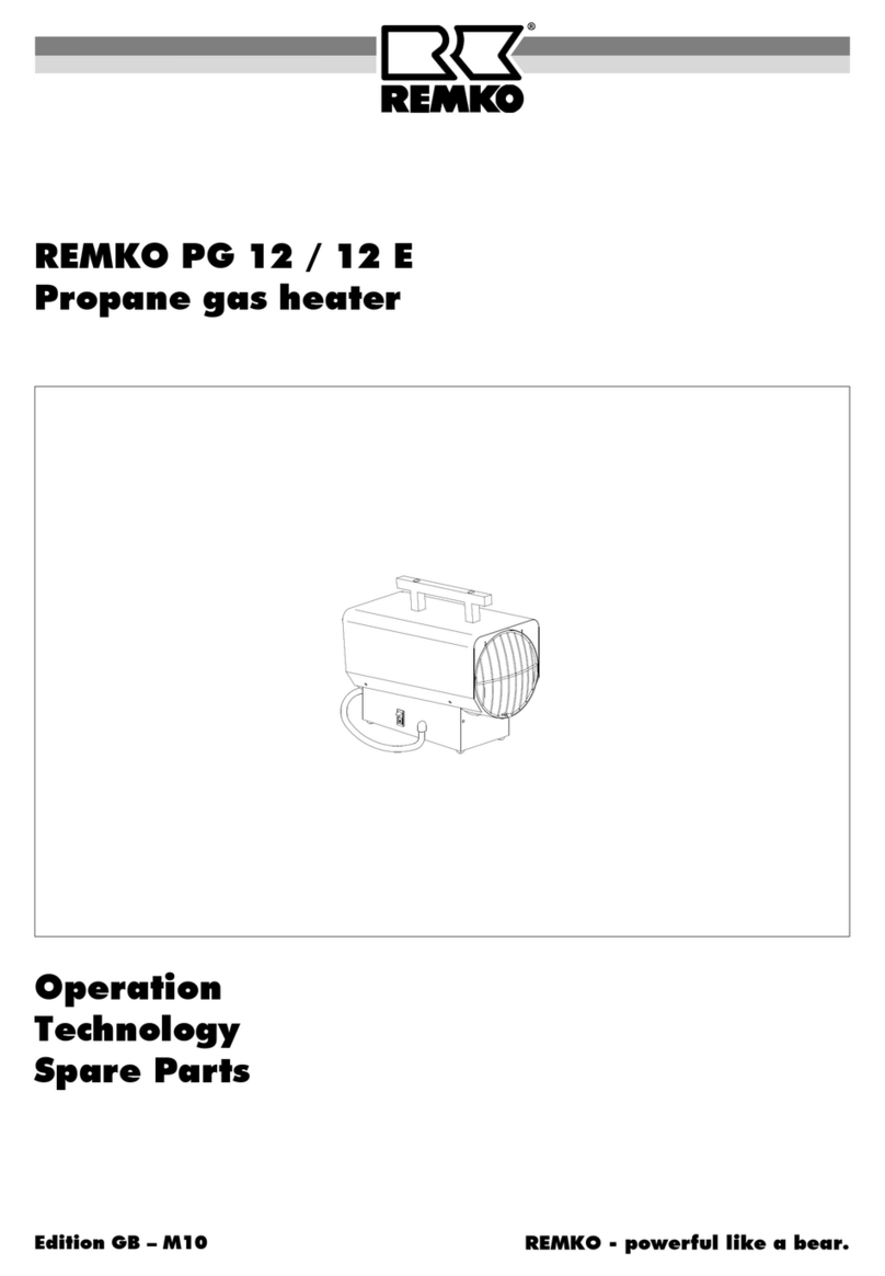 REMKO PG 12 Manuel utilisateur