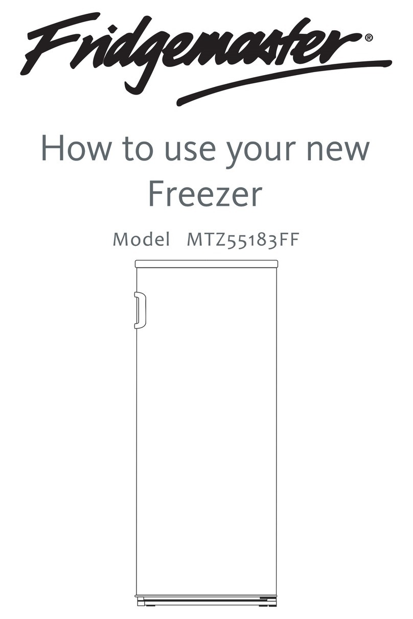 Fridgemaster MTZ55183FF Mode d'emploi