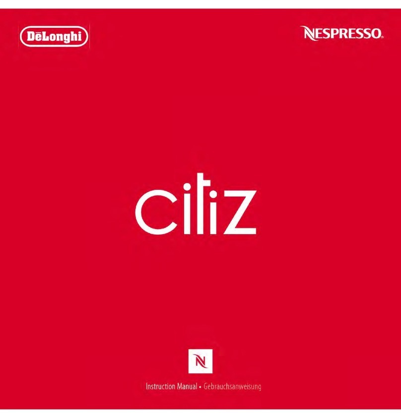 DèLonghi Citiz Manuel utilisateur