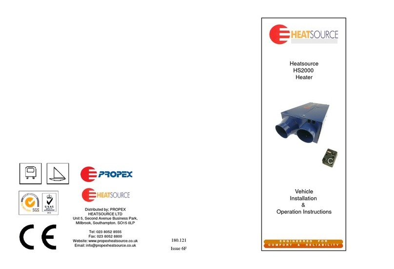 Heatsource HS2000 Instructions d'installation