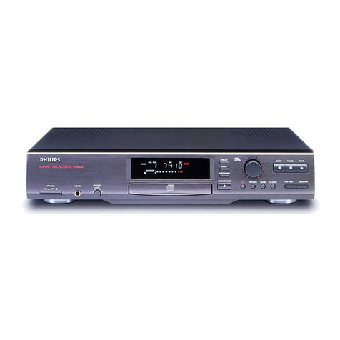 Philips CDR870 Manuel utilisateur