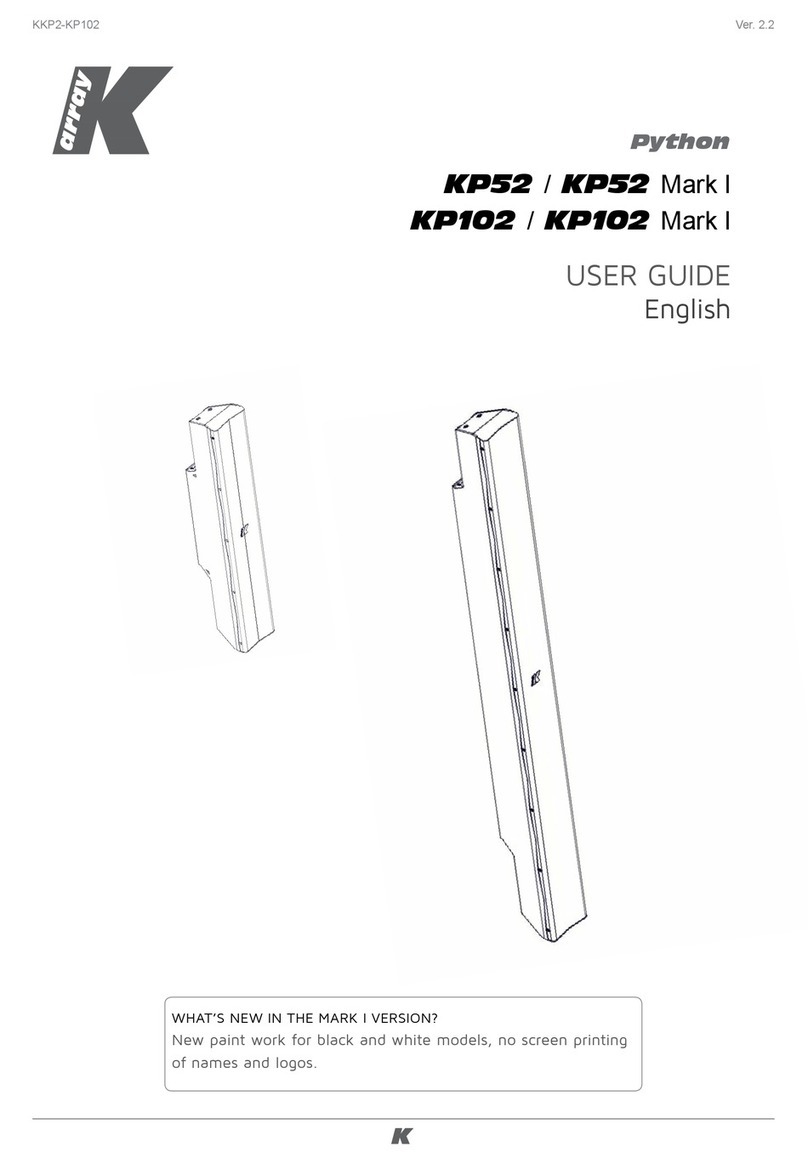 array K Python KP52 Manuel utilisateur