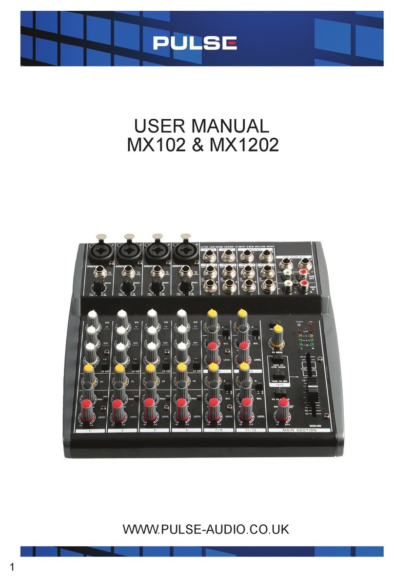 PULSE+ MX102 Manuel utilisateur