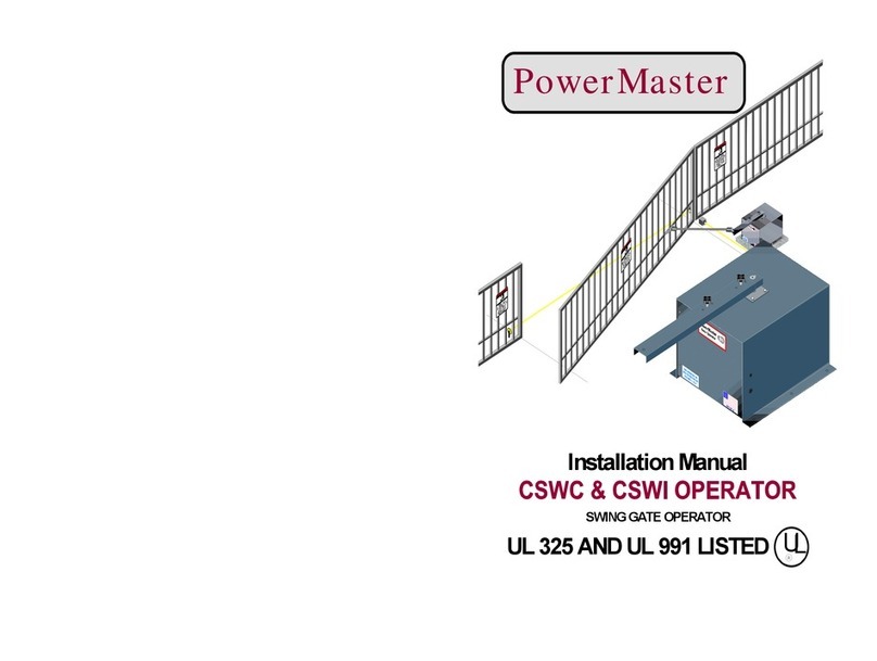 Power Master CSWC Manuel utilisateur