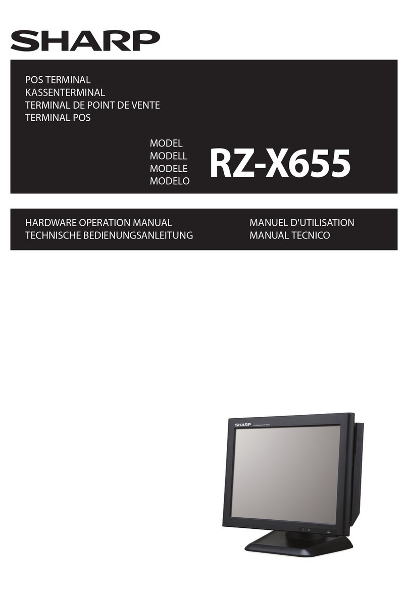 Sharp RZ-X655 Manuel utilisateur