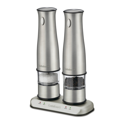 Cuisinart Rechargeable Salt & Pepper Mill SP-2 Manuel utilisateur