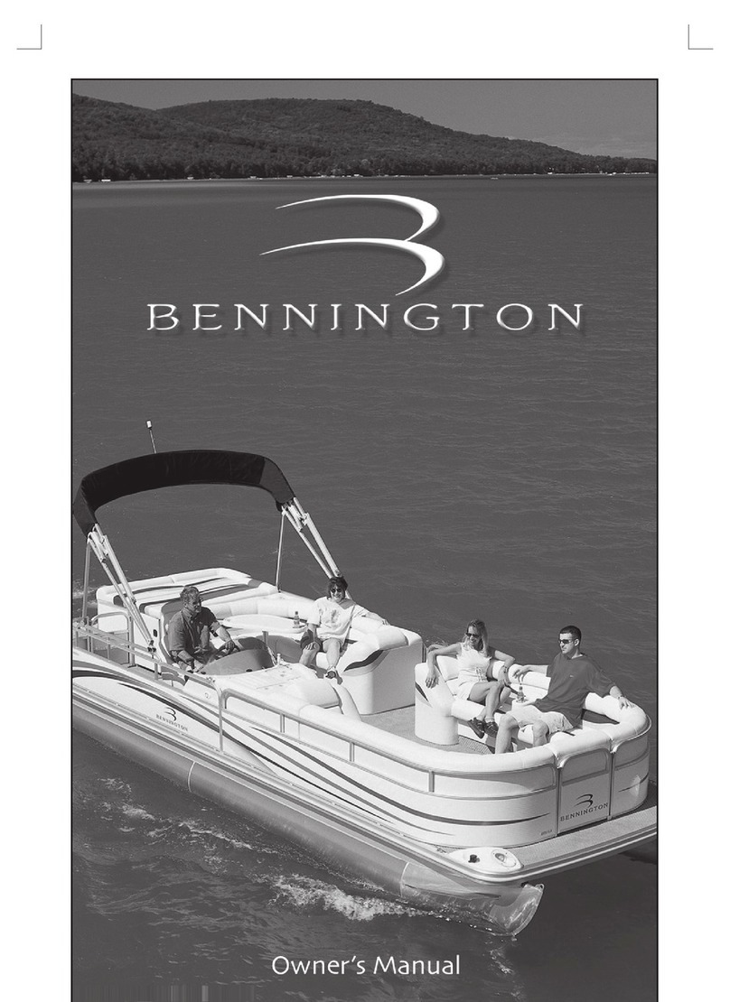 Bennington Pontoon Manuel utilisateur
