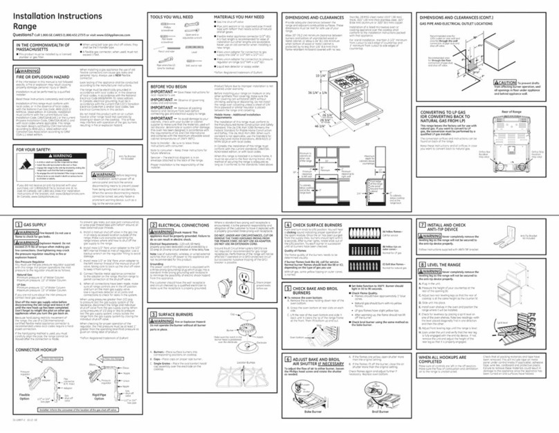 GE JGB450DEF1BB Manuel utilisateur