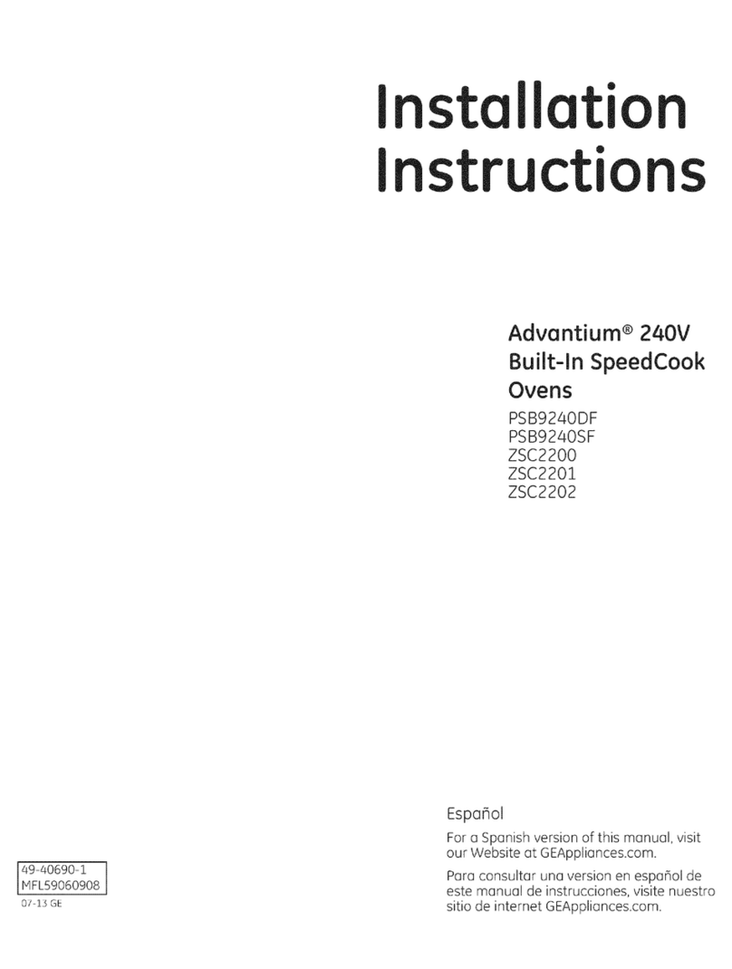 GE Advantium PSB9240DF Manuel utilisateur
