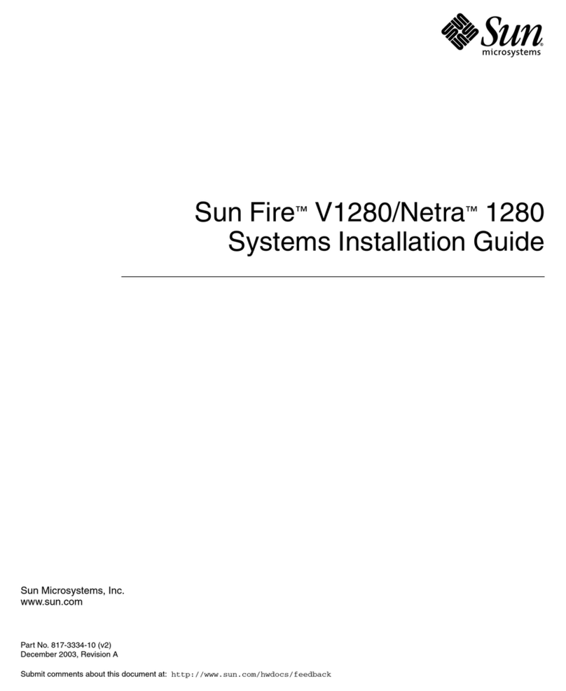 Sun Microsystems Sun Fire V1280 Manuel utilisateur