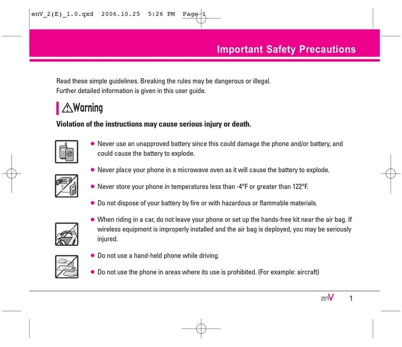 LG enV Touch Manuel utilisateur